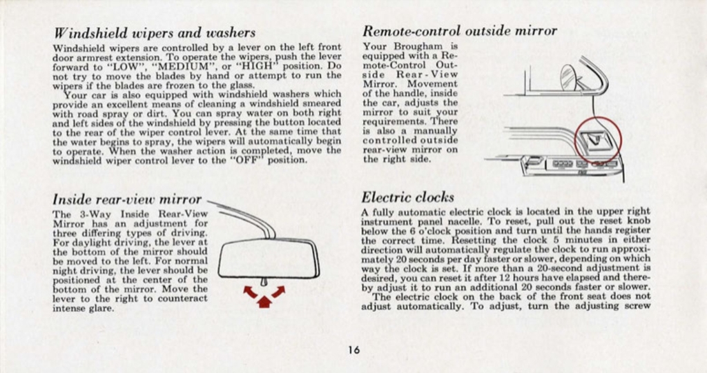 1960 Cadillac Eldorado Owners Manual Page 24